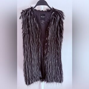Me Jane Monochrome Faux Fur Vest